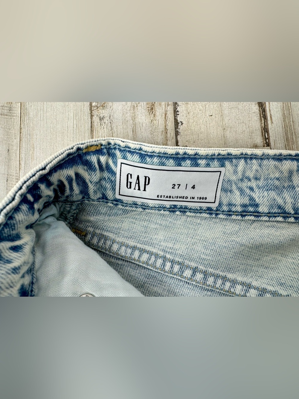 Vintage Gap Denim Skirt Womens 27/4 Long Blue Jean Skirt 5 Pocket Casual Y2K - Picture 4 of 13